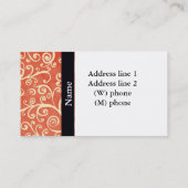 Sjabloon Visitekaartjes voor ontwerper (Achterkant)