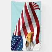 Sjabloon Vlag en Eagle Spandoek (Verticaal)