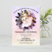 Sjabloon Vloervorm foto Waterverf pasta Kaart (Staand voorkant)