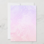 Sjabloon Vloervorm foto Waterverf pasta Kaart (Achterkant)