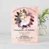 Sjabloon Vloervorm foto Waterverf pasta Kaart (Staand voorkant)