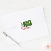 SJABLOON - VOEG NIEUW MERRY TOE HART STICKER (Envelop)