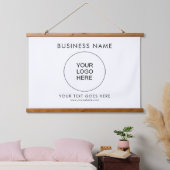  Sjabloon Voeg uw zakelijke Logo toe Hangend Wandkleed (Slaapkamer)