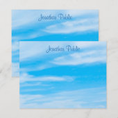 Sjabloon voor aangepaste blauwe hemel witte wolken (Voorkant / Achterkant)