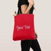 Sjabloon voor aangepaste trendy moderne typografie tote bag (Dichtbij)