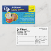 Sjabloon voor afwasmachine en reiniging van de dru afsprakenkaartje (Voorkant / Achterkant)