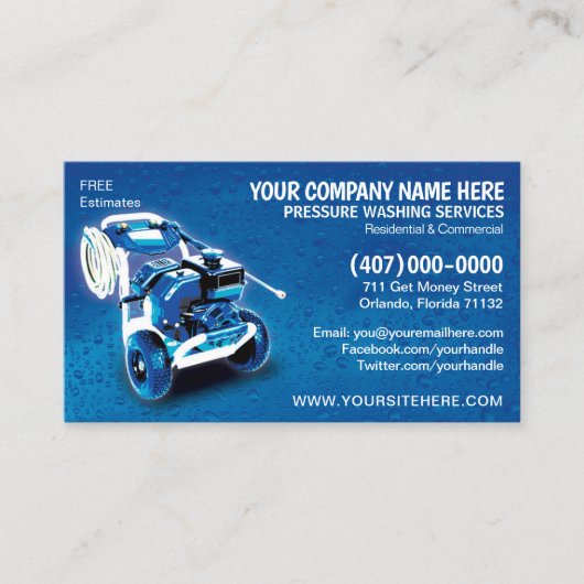 Sjabloon voor afwasmachine en reiniging van de dru afsprakenkaartje (Voorkant)