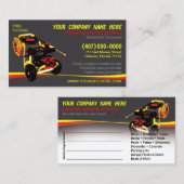 Sjabloon voor afwasmachine en reiniging van de dru afsprakenkaartje (Voorkant / Achterkant)