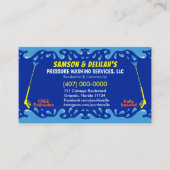 Sjabloon voor afwasmachine en reiniging van de dru visitekaartje (Voorkant)