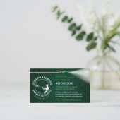 Sjabloon voor afwasmachine en reiniging van de dru visitekaartje (Staand voorkant)