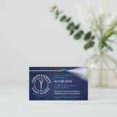 Sjabloon voor afwasmachine en reiniging van de dru visitekaartje (Staand voorkant)