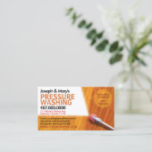 Sjabloon voor afwasmachine en reiniging van de dru visitekaartje (Staand voorkant)