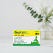 Sjabloon voor afwasmachine en reiniging van de dru visitekaartje (Staand voorkant)