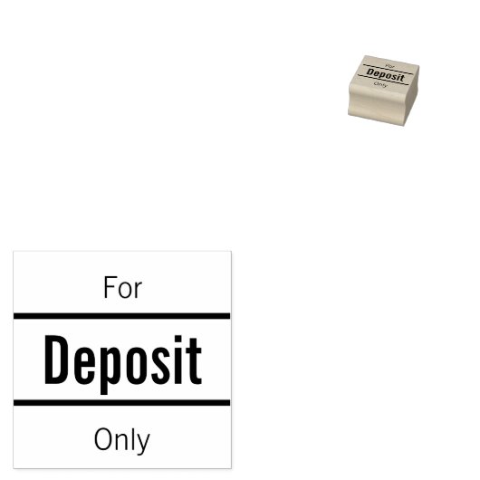 Sjabloon voor alleen aantekening storting Tekst co Rubberstempel (Gestempeld)