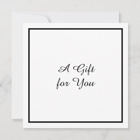 Sjabloon voor artistieke Studio Cadeaubon (Achterkant)