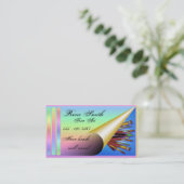 Sjabloon voor artistieke visitekaartjes (Staand voorkant)