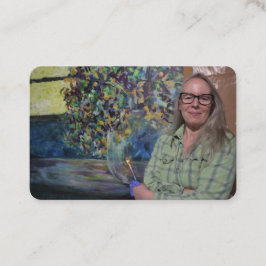 Sjabloon voor artistieke visitekaartjes