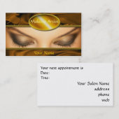 Sjabloon voor artistieke visitekaartjes maken afsprakenkaartje (Voorkant / Achterkant)