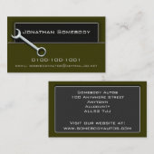 Sjabloon voor automatische handelskaarten 1 visitekaartje (Voorkant / Achterkant)