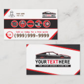 Sjabloon voor automatische reparatie van visitekaa visitekaartje (Voorkant / Achterkant)