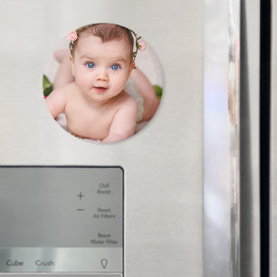 Sjabloon voor babyfoto's kinderen cadeau magneet