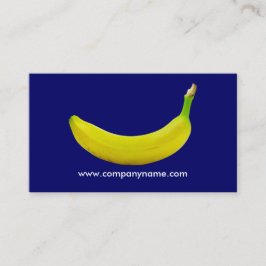 Sjabloon voor banaanvisitekaartjes visitekaartje