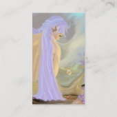 Sjabloon voor bedrijfskaart voor Mermaid Visitekaartje (Achterkant)