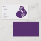 Sjabloon voor bedrijfskaart voor Wellness Visitekaartje (Voorkant / Achterkant)