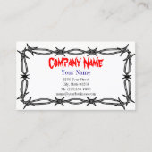 Sjabloon voor bedrijfskaarten met enkelzijdige ond visitekaartje (Voorkant)