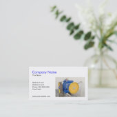 Sjabloon voor bedrijfskaarten van de machine visitekaartje (Staand voorkant)