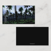 Sjabloon voor bedrijfskaarten van Oerwoud Visitekaartje (Voorkant / Achterkant)