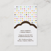 Sjabloon voor bedrijfskaarten van verzekeringen visitekaartje (Achterkant)