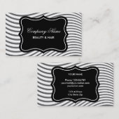 Sjabloon voor bedrijfskaarten voor haar en schoonh visitekaartje (Voorkant / Achterkant)