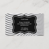 Sjabloon voor bedrijfskaarten voor haar en schoonh visitekaartje (Achterkant)