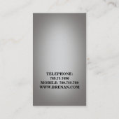 Sjabloon voor bedrijfskaarten voor interieurontwer visitekaartje (Achterkant)