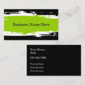 Sjabloon voor bedrijfskaarten voor kleine bedrijve visitekaartje (Voorkant / Achterkant)