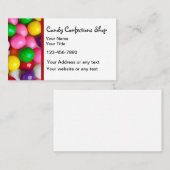 Sjabloon voor bedrijfskaarten voor snoep en infect visitekaartje (Voorkant / Achterkant)