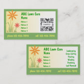 Sjabloon voor bedrijfskaarten: zorgverlening visitekaartje (Voorkant / Achterkant)