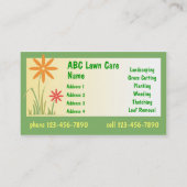 Sjabloon voor bedrijfskaarten: zorgverlening visitekaartje (Achterkant)