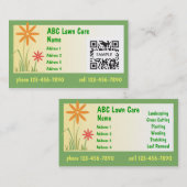 Sjabloon voor bedrijfskaarten: zorgverlening visitekaartje (Voorkant / Achterkant)