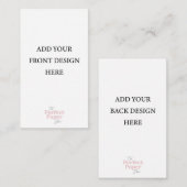 Sjabloon voor behuizing of pleisterkaart (3,5 x 2 (Voorkant / Achterkant)