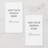 Sjabloon voor behuizing of pleisterkaart (3,5 x 2  (Voorkant / Achterkant)