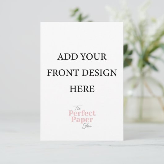 Sjabloon voor behuizing of reactiekaart (3,5 x 5 i (Staand voorkant)