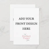 Sjabloon voor behuizing of reactiekaart (3,5 x 5 i (Voorkant / Achterkant)