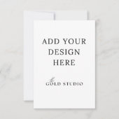 Sjabloon voor behuizing of reactiekaart (3,5 x 5 i (Voorkant)