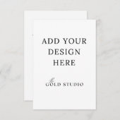 Sjabloon voor behuizing of reactiekaart (3,5 x 5 i (Voorkant / Achterkant)