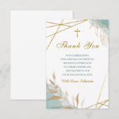 Sjabloon voor bevestiging van dank (Voorkant / Achterkant)