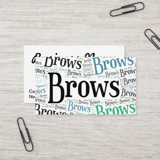 Sjabloon voor bewerkbare beenobjecten visitekaartje (Voorkant / Achterkant in situ)