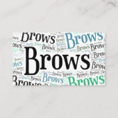 Sjabloon voor bewerkbare beenobjecten visitekaartje (Voorkant)