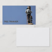 Sjabloon voor boomopmaak/landschapsontwerp visitekaartje (Voorkant / Achterkant)